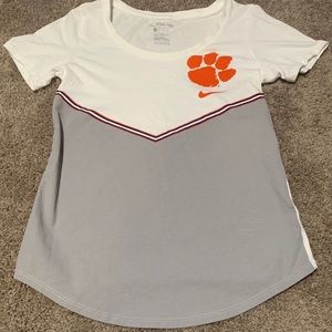 The Nike Tee “Clemson Paw” with Nike swoosh
